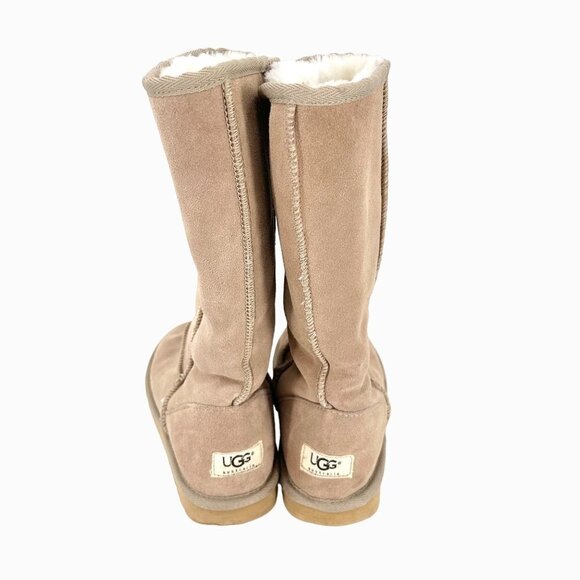 UGG CLASSIC TALL 5815 LIGHT TAN BOOTS - 8 - Picture 5 of 10